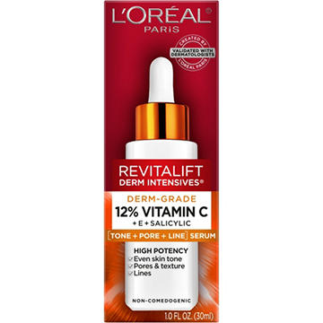 L'Oréal Paris Revitalift Derm Intensives 12% Vitamin C + E + Salicylic Acid Serum