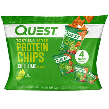 Quest Tortilla Style 20g Protein Chips Multipack - Chili Lime