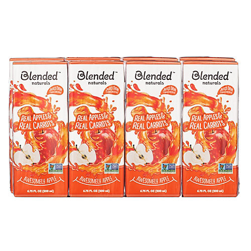 Blended Naturals Awesomely Apple Juice Boxes - Shop Juice at H-E-B