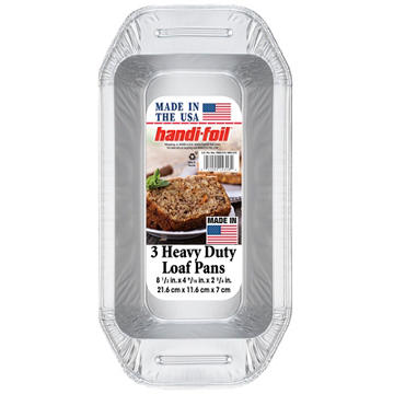 Handi-Foil Heavy Duty Loaf Pans, 3 pk