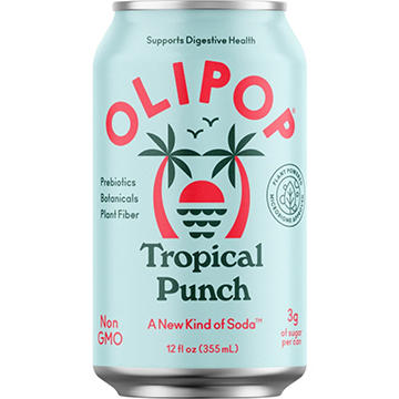Olipop Prebiotic Soda - Tropical Punch - Keep Chilled