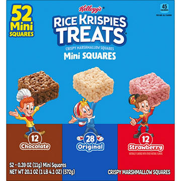 Rice Krispies Treats Variety Pack Mini Marshmallow Snack Bars, 20.1 oz