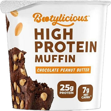 Bootylicious 25g Protein Muffin Cup - Chocolate Peanut Butter