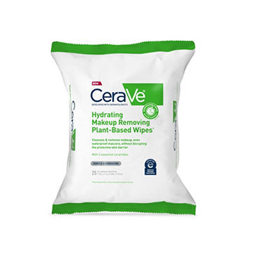CeraVe Hydrating Makeup Removing Plant-Based Wipes