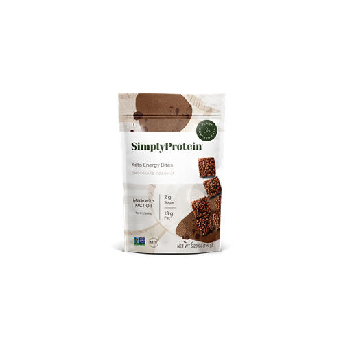 Simply Protein Chocolate Coconut Keto Energy Bites
