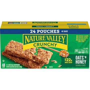 Nature Valley Crunchy Crunchy Oats 'N Honey Granola Bars