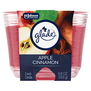 Glade Apple Cinnamon 3 Wick Candle