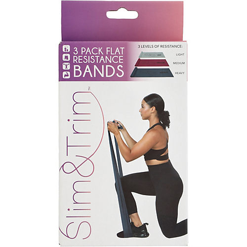 Flat best sale exercise bands