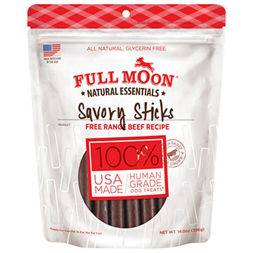 Full Moon Natural Essentials Savory Sticks Beef Recipe Dog Treats