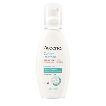 Aveeno Calm + Restore Redness Relief Foaming Cleanser