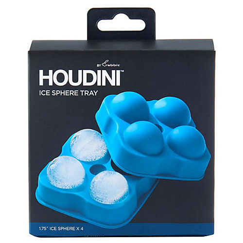 Houdini Large 4 Spheres Silicone Ice Sphere Mold Creates in Blue