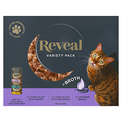 Reveal Variety Pack Grain Free Wet Cat Food Pouches H E B