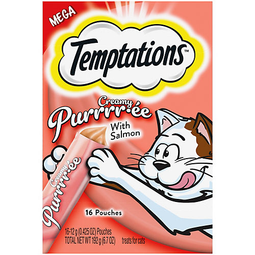 Temptations Creamy Purree Cat Treats Variety Pack Shop Food at H E B