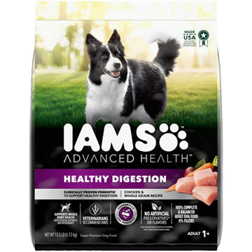 IAMS Advanced Health Healthy Digestion Adult Dry Dog Food - Real Chicken