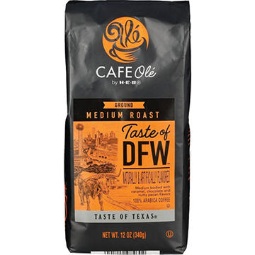 CAFE Olé by H-E-B Taste of DFW Medium Roast Ground Coffee