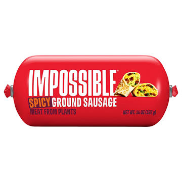 Impossible Spicy Ground Sausage Meat from Plants
