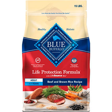 Blue Buffalo Life Protection Formula Dry Dog Food - Beef
