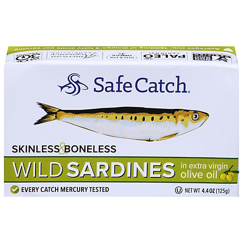  Safe Catch Canned Mackerel Fish in Pure Olive Oil