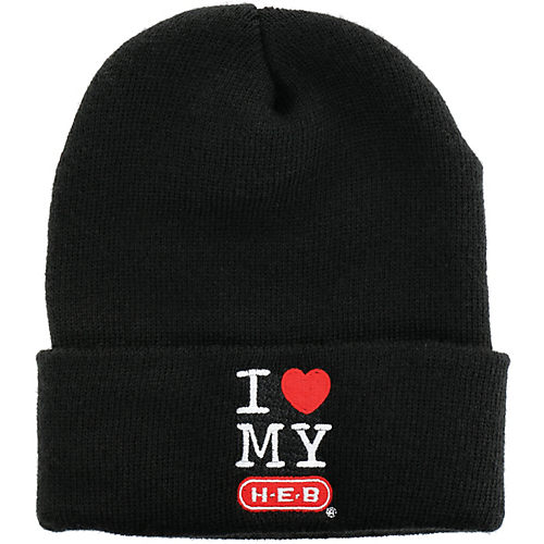 H-E-B Brand Shop I Love My H-E-B Beanie - Black