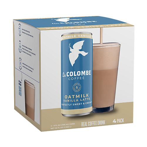 Pop & Bottle Vanilla Oat Milk Latte + Collagen, Organic, Shelf-Stable/  Ambient, 8 fl oz