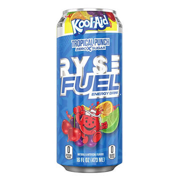 Ryse Fuel Zero Sugar Energy Drink - Kool-Aid Tropical Punch