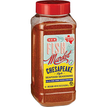 H-E-B Fish Market Chesapeake-Style Seafood Seasoning - Texas Size Pack