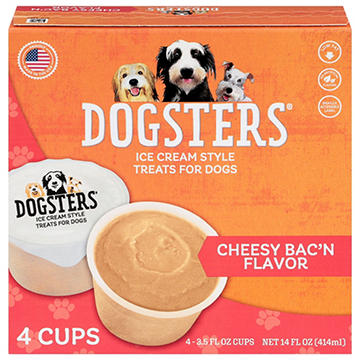 Dogsters Cheesy Bac'n Ice Cream Dog Treats