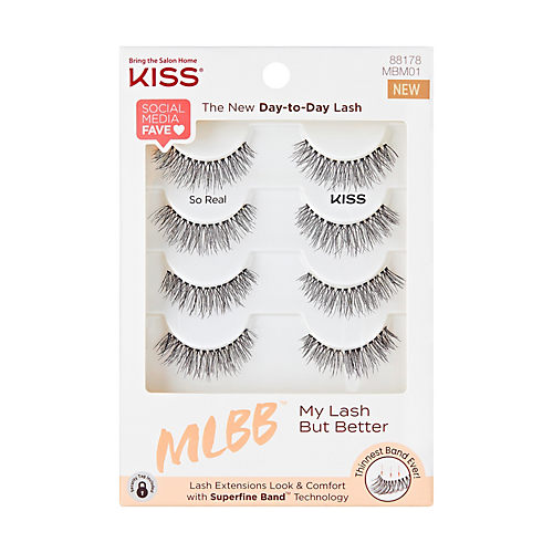 KISS My Lash But Bolder Eyelashes - Slim Thicc - Shop False Eyelashes at  H-E-B