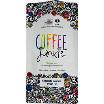 Coffee Junkie Chocolate Bourbon Pecan Pie Coffee Ground