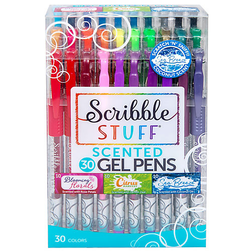 Mattel Scribble Stuff Metallic Neon Glitter 24 Count Gel Pens, 1 Unit -  Fred Meyer