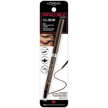 L'Oréal Paris Infallible Grip Mechanical Gel Eyeliner - Brown Denim