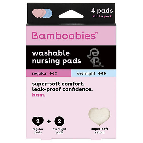 Lansinoh Nursing Pads, Washable - 4 pads