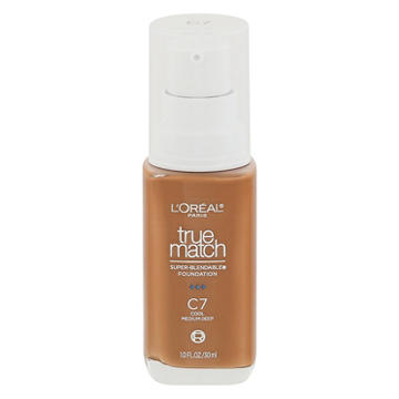L'Oréal Paris True Match Super-Blendable Liquid Foundation - C7 Cool Medium Deep
