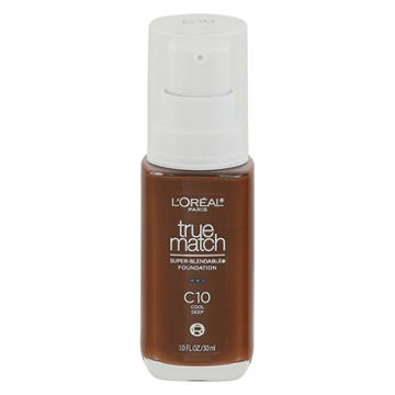 L'Oréal Paris True Match Super-Blendable Liquid Foundation - C10 Cool Deep