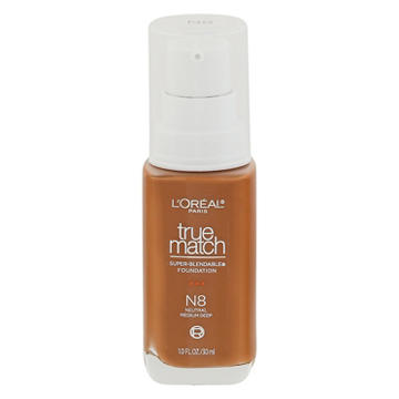 L'Oréal Paris True Match Super-Blendable Liquid Foundation - N8 Neutral Medium Deep