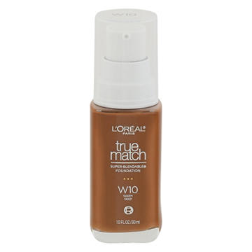 L'Oréal Paris True Match Super-Blendable Liquid Foundation - W10 Warm Deep