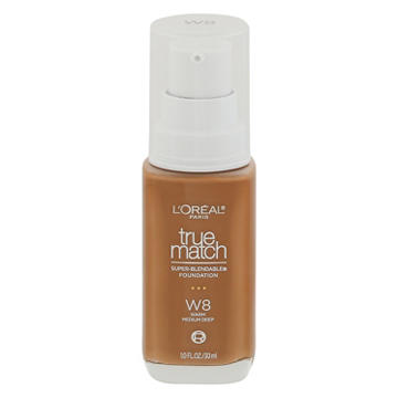 L'Oréal Paris True Match Super-Blendable Liquid Foundation - W8 Warm Medium Deep