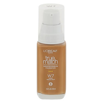 L'Oréal Paris True Match Super-Blendable Liquid Foundation - W7 Warm Medium Deep