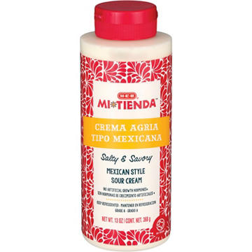 H-E-B Mi Tienda Squeezable Crema Agria Mexican-Style Sour Cream