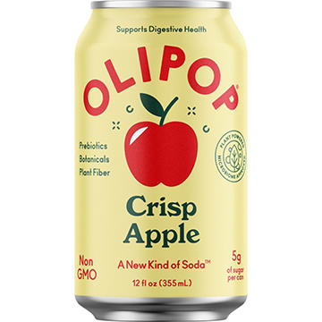 Olipop Prebiotic Soda - Crisp Apple - Keep Chilled