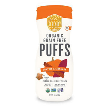 Serenity Kids Grain Free Puffs - Pumpkin & Cinnamon