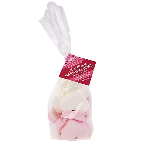 Giant Pink & White Marshmallow Hearts: 30-Piece Bag