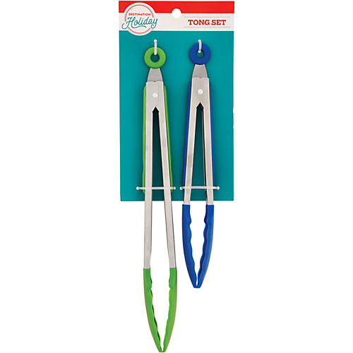 Tovolo Mini Silicone Tongs - Stratus Blue