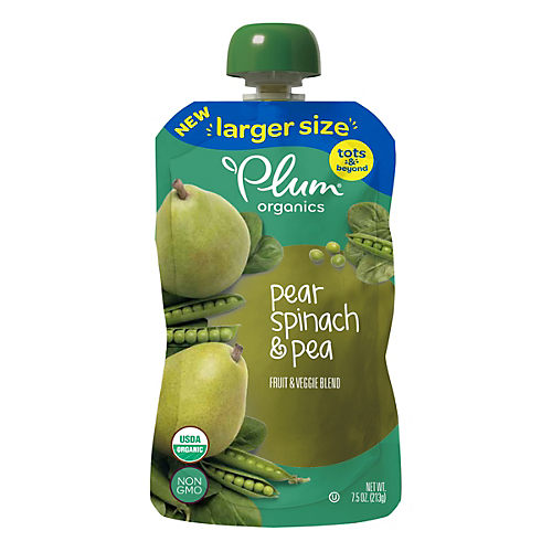 Plum organics spinach cheap peas pear