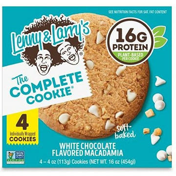 Lenny & Larry's The Complete Cookie Multipack - 16g Protein White Chocolaty Macadamia