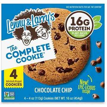 Lenny & Larry's The Complete Cookie Multipack - 16g Protein Chocolate Chip