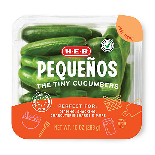 H-E-B Organics Fresh Mini Seedless Cucumbers - Shop Celery & Cucumbers at  H-E-B