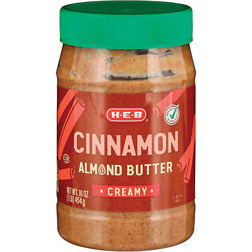 H-E-B Crunchy Almond Butter - No Sugar Added - Shop Peanut Butter at H-E-B