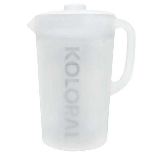 Anchor Hocking 93411R 1 Qt. Bistro Pitcher with White Lid - 4/Case