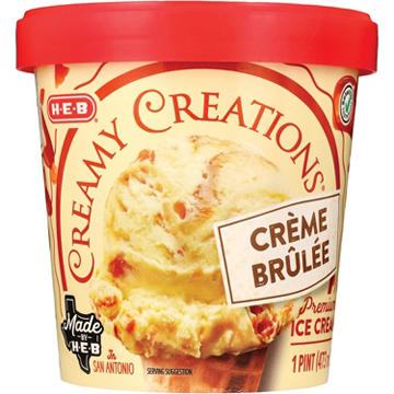 H-E-B Creamy Creations Crème Brûlée Ice Cream